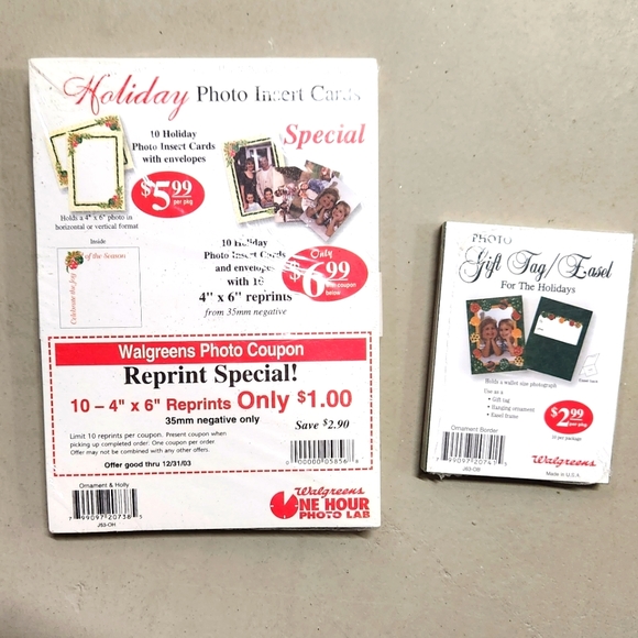 Holiday Photo Insert Cards - Picture 2 of 2